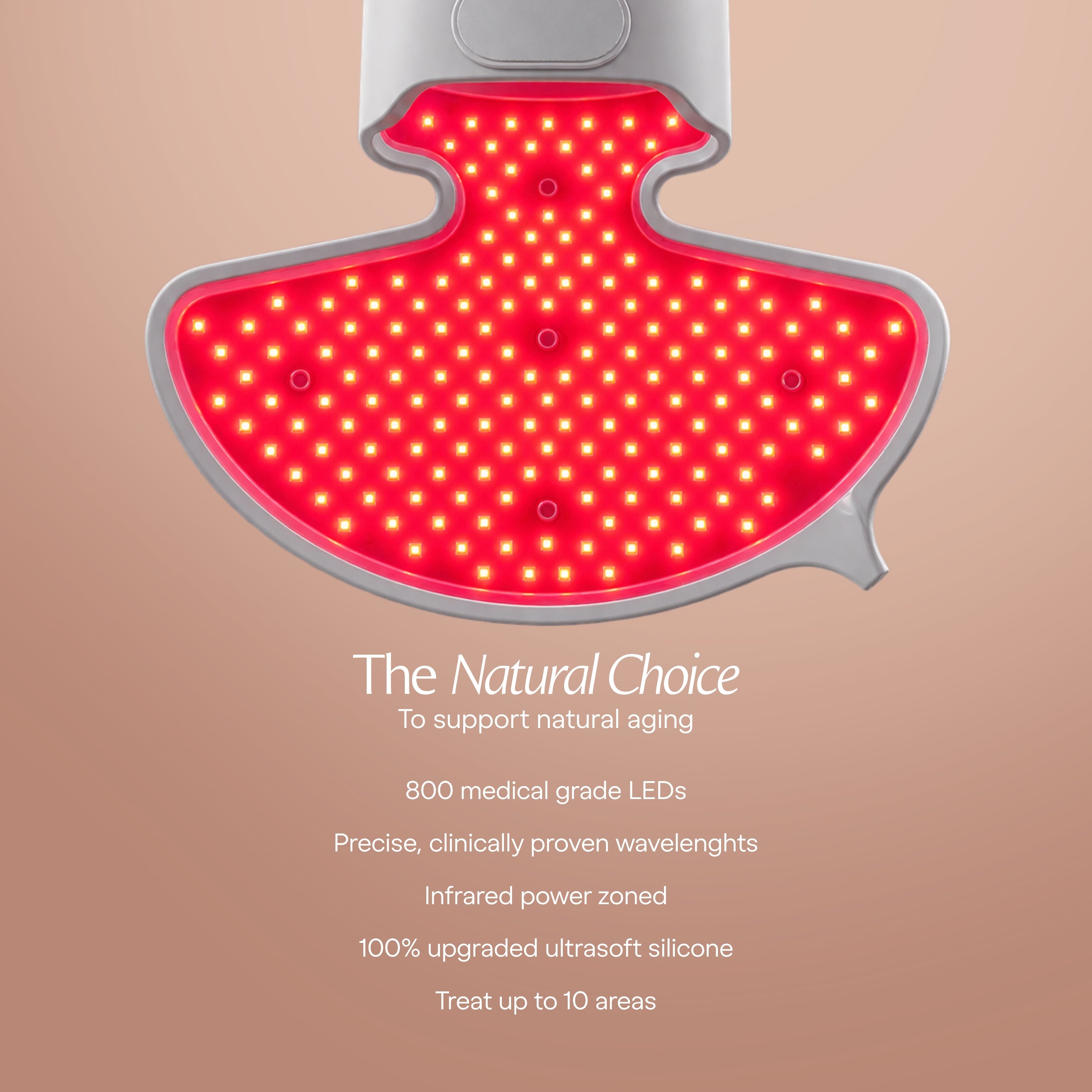 LumaLux Neck & Dec | Pro LED Red Light Therapy Mask - Project E Beauty