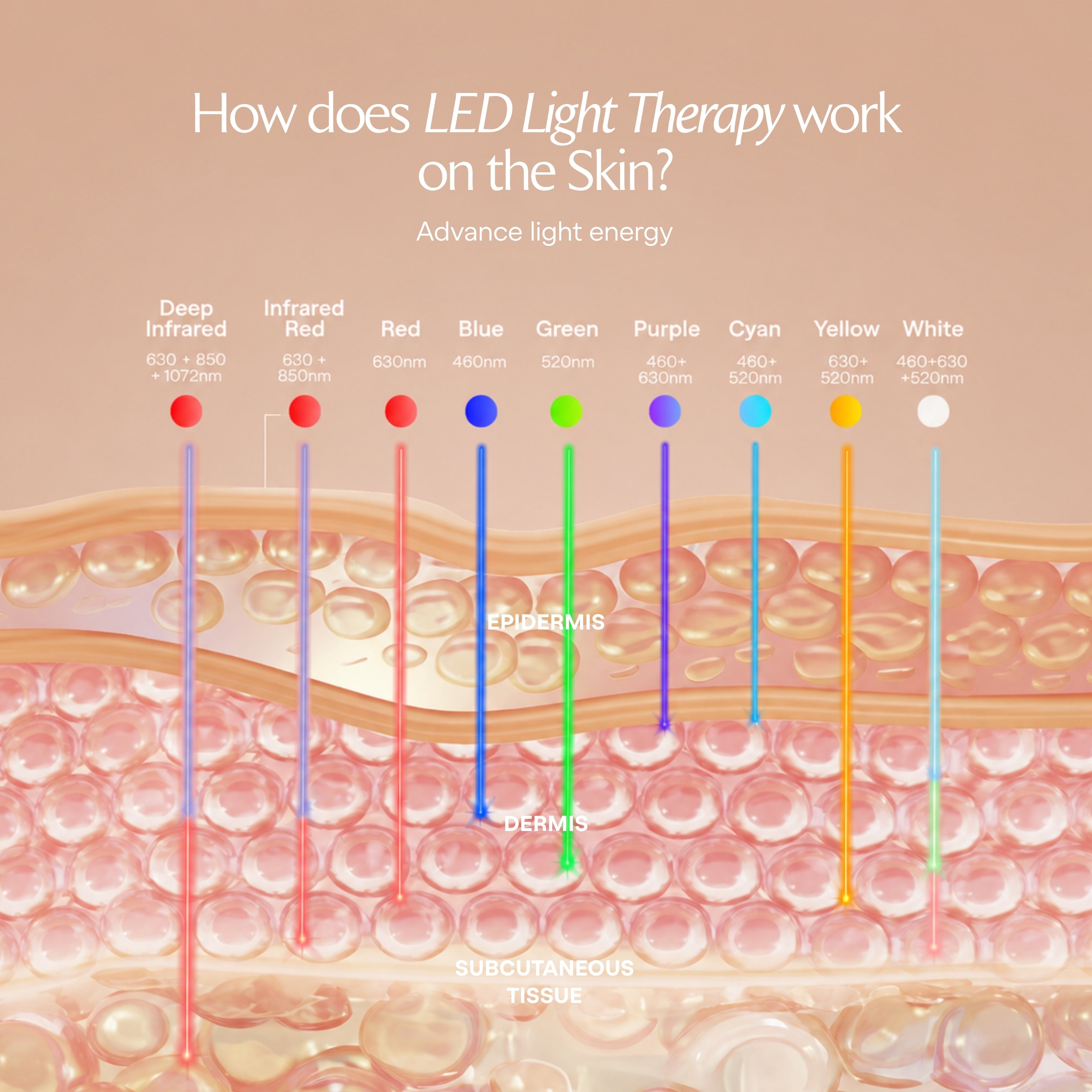 LumaLux Neck & Dec | Pro LED Red Light Therapy Mask - Project E Beauty